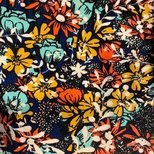 LuLaRoe OS Floral Leggings- multi